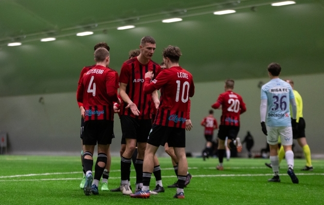 Viimati sai United FC Riga duubli vastu kõvasti väravate löömist harjutada. Foto: Katariina Peetson / jalgpall.ee