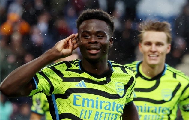 Viiest viis! Arsenal lõi viis väravat ja võitis viienda mängu järjest