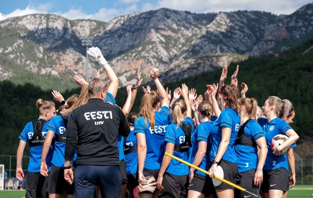 Eesti naiste koondis on homseks mänguks valmis. Foto: Liisi Troska / jalgpall.ee