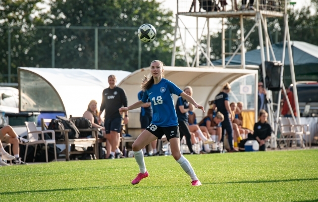 Annegret Kala lõi Eesti 1:0 võidule. Foto: Liisi Troska / jalgpall.ee