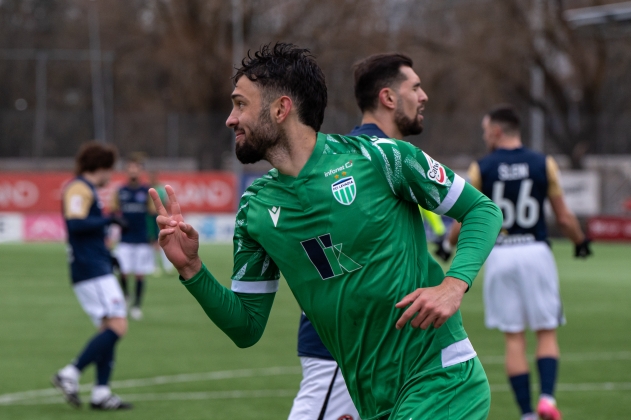 Felipe Felicio lõi eelmisel hooajal kokku vaid kuus liigaväravat, nüüd kohe kaks. Foto: Liisi Troska / jalgpall.ee