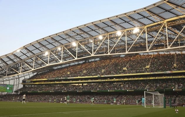 2024. aasta Euroopa liiga finaal mängitakse 22. mail Dublinis Aviva staadionil. Foto: Scanpix / Peter Morrison / AP Photo