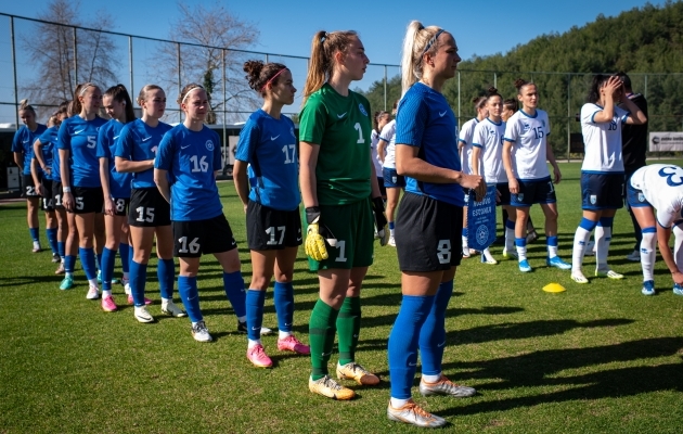 Veebruaris Eesti alistanud Kosovo liikus mööda ka FIFA edetabelis. Foto: Liisi Troska / jalgpall.ee