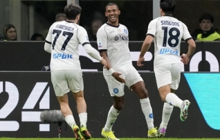 Napoli lõpetas Interi 10-mängulise võiduseeria, Milan jõudis maagilise piirini
