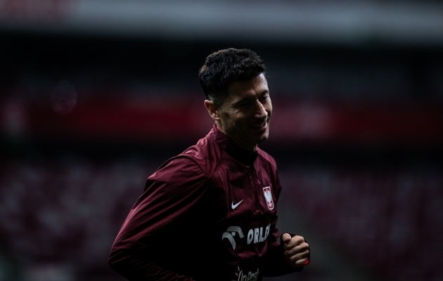 Poola koondise kapten Robert Lewandowski. Foto: Brit Maria Tael