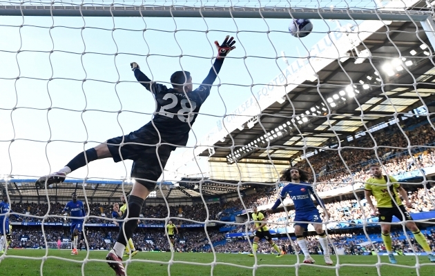 Chelsea korjab kahekaupa, isegi kümne mehega Burnley vastu