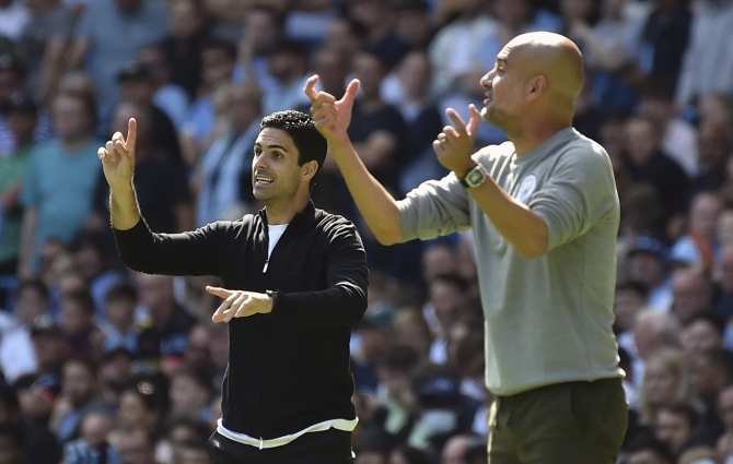 Guardiola malemäng või Arteta NFL-plahvatus? Õpipoiss ähvardab Arsenali ja City suures duellis meistri troonilt lükata