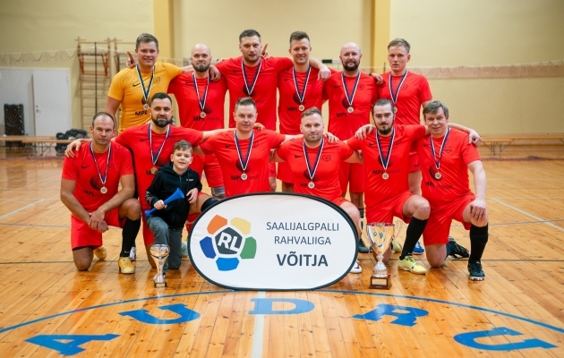 FC Audru meeskond. Foto: Mailiis Ollino / Eesti Jalgpalli Liit
