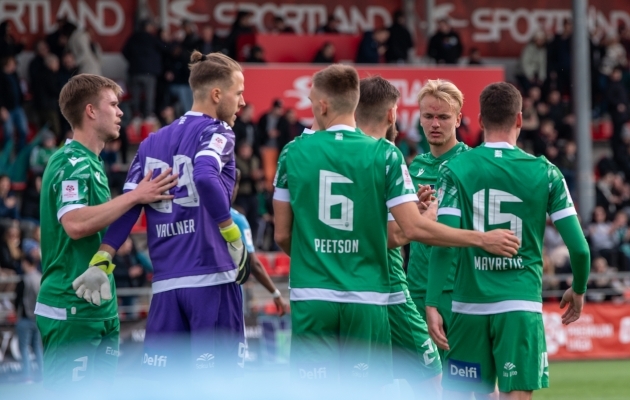 Märtsikuu oli Levadia jaoks ideaalne - neli mängu, neli võitu, oma värav puhas. Foto: Liisi Troska / jalgpall.ee