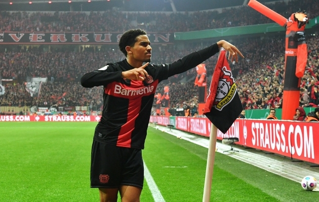 Esiliigaklubil ei õnnestunud Leverkuseni Bayerit üllatada. Foto: Scanpix / Uwe Kraft / imago images
