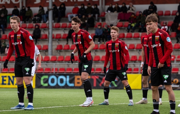 Premium liiga uustulnuk Nõmme United on nelja vooruga kogunud ühe punkti ja lõpetanud koostöö peatreeneriga. Foto: Katariina Peetson / jalgpall.ee