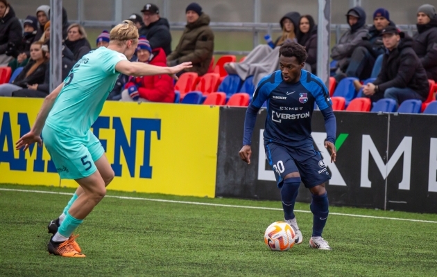 Sügisene vastasseis Paide kunstmurustaadionil lõppes kodumeeskonna 1:0 võiduga. Foto: Ants Leppoja / Järvamaa Eesti Südamaa