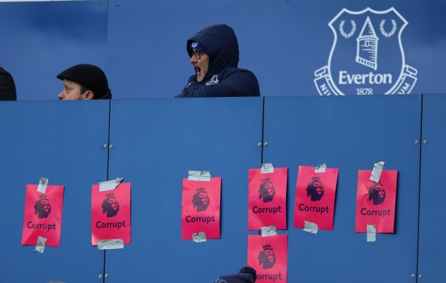 Everton liikus väljalangemistsoonile jälle lähemale. Foto: Scanpix / Gary Oakley / CSM via ZUMA Press Wire