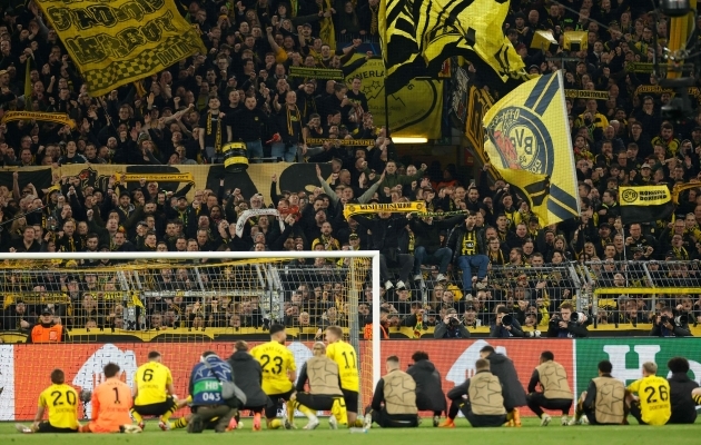 Dortmundi Borussia sai veerandfinaalis koondtulemusega 5:4 jagu Atletico Madridist ja haaras edu ka poolfinaalis. Foto: Scanpix / Odd Andersen / AFP