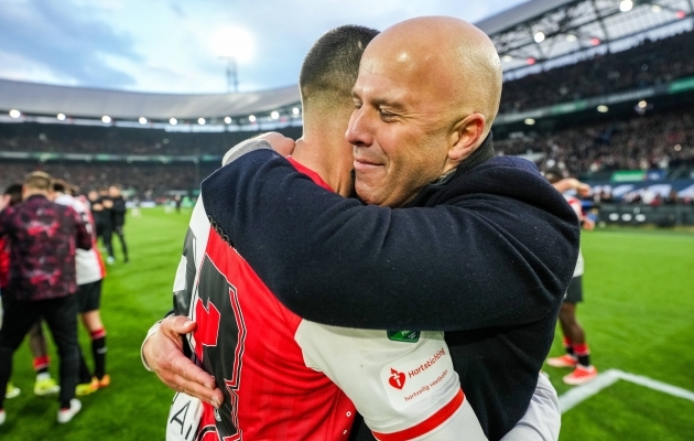 Tänavu krooniti Feyenoord Arne Sloti vedamisel Hollandi karikavõitjaks. Foto: Scanpix / Imago images / Box to Box Pictures