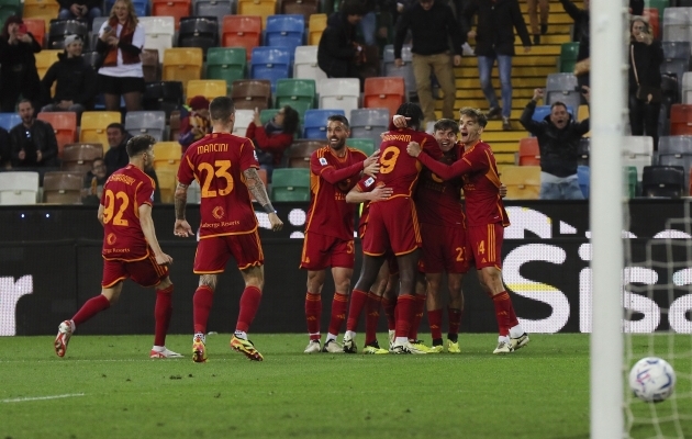 Bryan Cristante üleminutite värav tõi Romale võidu. Foto: Scanpix / Andrea Bressanutti / Lapresse via AP