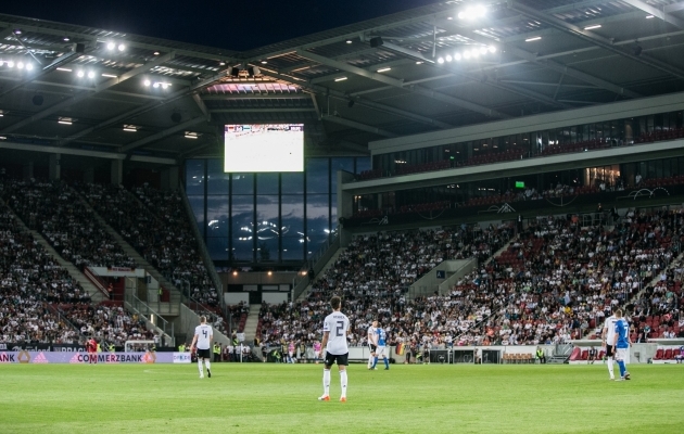 Mainzi staadion Saksamaa ja Eesti koondiste mängu ajal. Foto: Brit Maria Tael