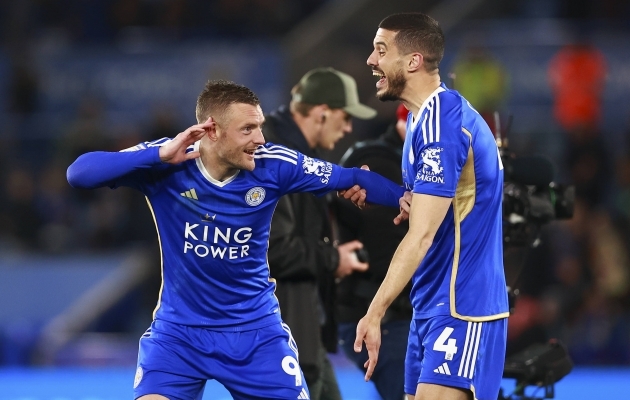 Jamie Vardy on Leicester City taas Premier League'i tõstnud. Foto: Scanpix / IMAGO / Every Second Media