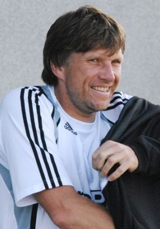 FC Levadia peatreener Igor Prins 2009. aastal. Foto: Soccernet.ee arhiiv