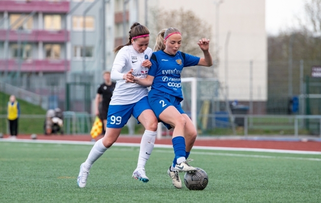 Tabasalu võitis Tammekat karikas 3:0, liigas 5:0. Foto: Liisi Troska / jalgpall.ee