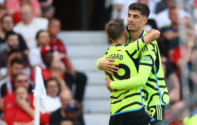 Kai Havertz astub ajutiselt vastasleeri. Foto: Scanpix / Carl Recine / Reuters