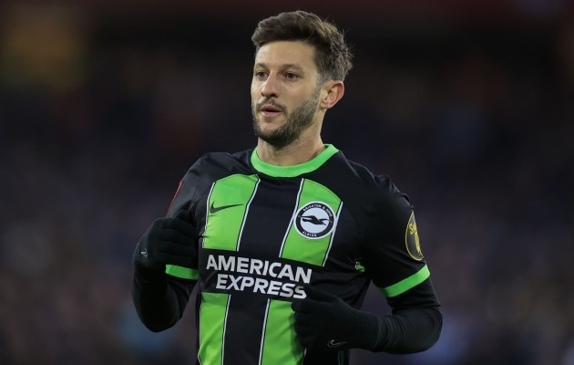 Adam Lallana lahkub lepingu lõppedes Brightonist. Foto: Scanpix / Conor Molloy / News Images via ZUMA Press Wire