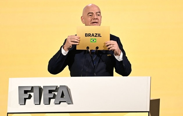 FIFA president Gianni Infantino. Foto: Scanpix / AFP / Manan Vatsyayana
