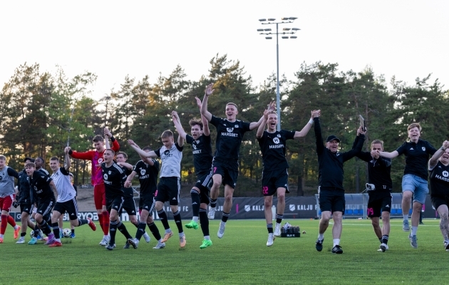 Nõmme Kalju on tagasi Hiiu staadionil. Foto: Katariina Peetson / jalgpall.ee