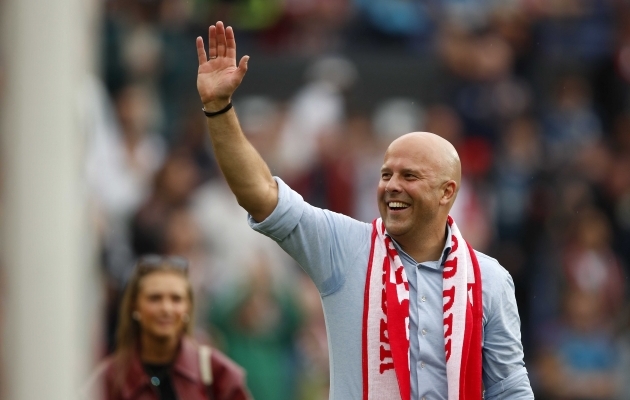 Arne Slot ja Liverpool lõid käed kolmeks aastaks. Foto: Scanpix / Bart Stoutjesdijk / EPA