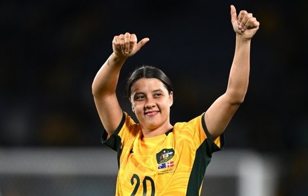 Sam Kerr jääb Austraalia koondisest veel kõrvale. Foto: Scanpix / EPA / Dan Himbrechts