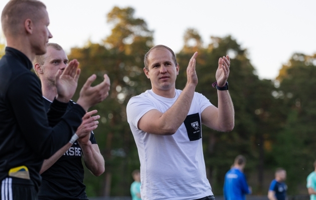 Nõmme Kalju peatreener Nikita Andrejev. Foto: Katariina Peetson / jalgpall.ee