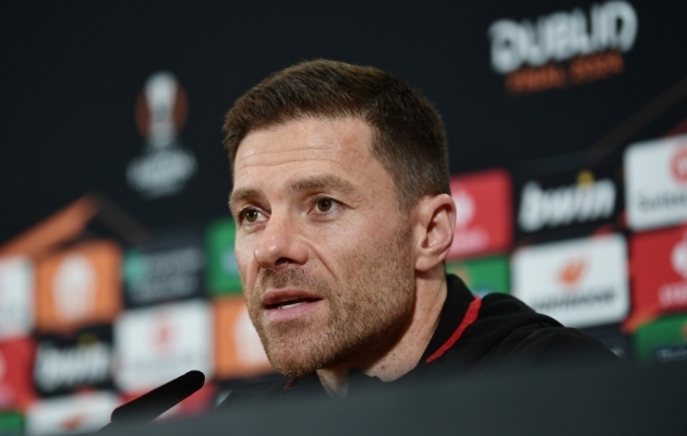 Leverkuseni Bayeri peatreener Xabi Alonso. Foto: Charles McQuillan - UEFA/UEFA via Getty Images