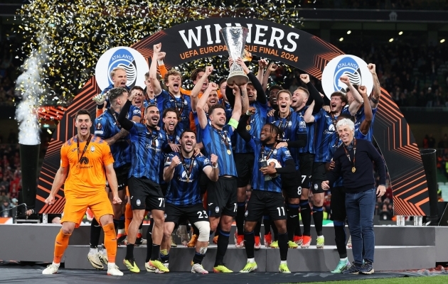 Câștigător Europa League 2024 - Bergamo Atalanta.  Foto: Alex Bantling - UEFA/UEFA prin Getty Images