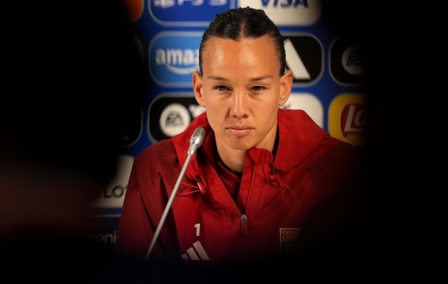 Lyoni Olympique'i väravavaht Christiane Endler. Foto: Alex Caparros - UEFA / UEFA via Getty Images