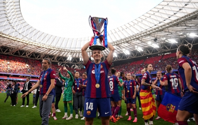 Aitana Bonmati valiti kohtumise parimaks mängijaks ka UEFA poolt. Foto: Alex Caparros - UEFA / UEFA via Getty Images