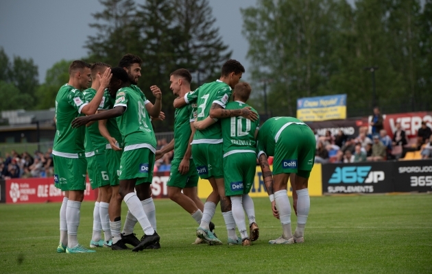 Levadia tegi seda taas. Tänavune saldo Paide vastu: neli mängu, neli võitu. Foto: Liisi Troska / jalgpall.ee