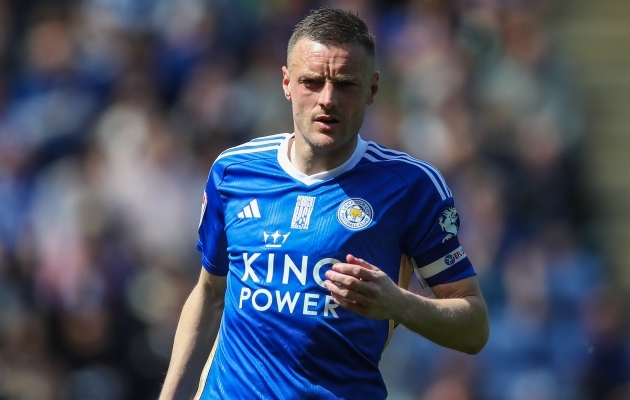 Jamie Vardy jätkab mängimist. Foto: Scanpix / News Images / Gareth Evans