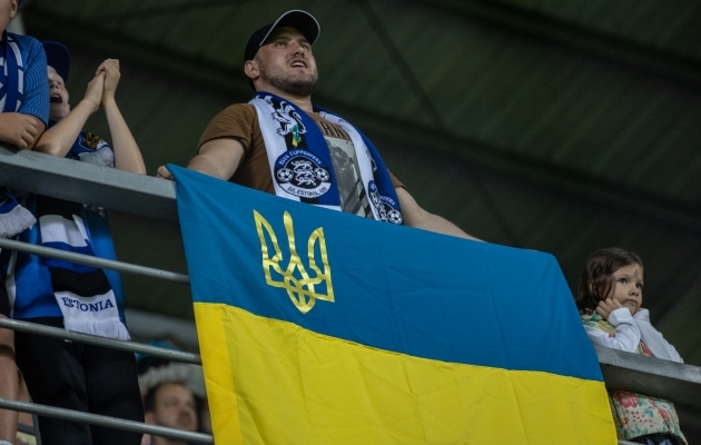 Ukraina mängib EM-il millegi palju enama, mitte lihtsalt jalgpalli nimel. Foto: Brit Maria Tael