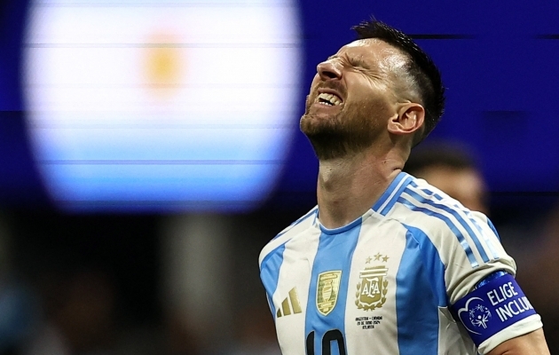 Lionel Messi ei suutnud Copa America avamängus väravat lüüa, aga Argentina sai Kanada vastu kindla võidu. Foto: Scanpix / Agustin Marcarian / Reuters