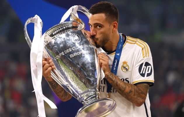 Real Madridi ajaloo 15. Meistrite liiga karikasse suure panuse andnud Joselu saadeti uutele jahimaadele. Foto: Scanpix / Hannah Mckay / Reuters