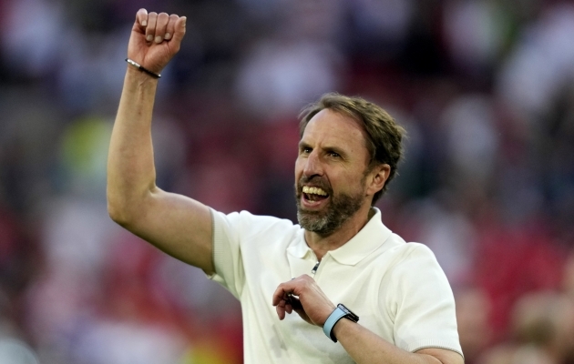 Gareth Southgate on Inglismaa koondist juhendanud 100 mängus. Sel ajal on ta kirja saanud 63 võitu, 20 viiki ja 17 kaotust. Foto: Scanpix / Darko Vojinovic / AP Photo