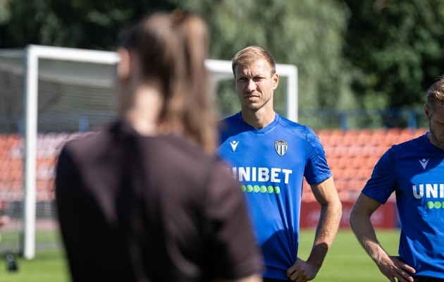 Ragnar Klavan on terve ja mänguks valmis. Foto: Katariina Peetson / jalgpall.ee