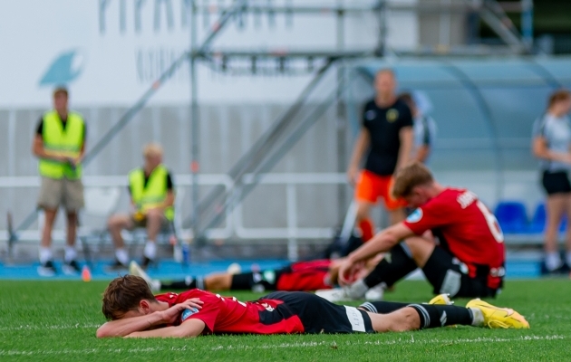 Nõmme United sai Pärnus valusa kaotuse. Foto: Svetlana Valijeva