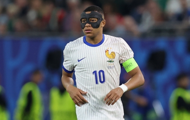 Kylian Mbappe lõi tänavusel turniiril karjääri esimese EM-värava. Foto: Scanpix / Paul Terry / CSM via ZUMA Press Wire