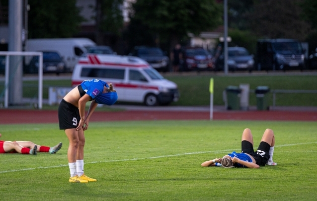 Ja ongi kõik. Eesti jäi valikgrupis viimaseks. Foto: Katariina Peetson / jalgpall.ee