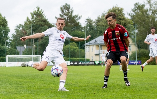 Oficial, Pavel Marin are un gol în numele său, dar a fost și jucătorul cheie în nașterea altuia.  Foto: Katarina Bateson/jalgpall.ee