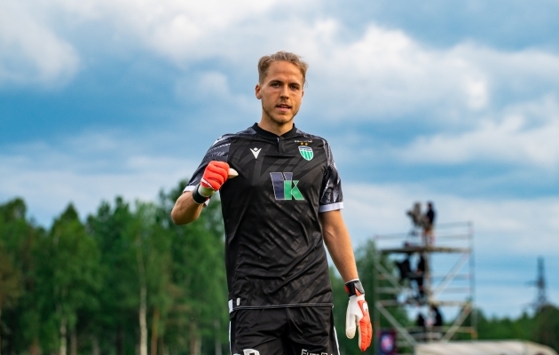 Karl Andre Vallner on Levadia kaitsevõimekuse osas optimistlik. Foto: Liisi Troska / jalgpall.ee