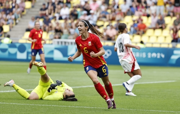 Aitana Bonmati viis Hispaania 2:1 võidule. Foto: Scanpix / Jeremias Gonzalez / AP Photo