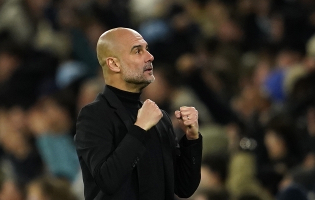 Manchester City peatreener Pep Guardiola. Foto: Scanpix / Dave Thompson / AP Photo