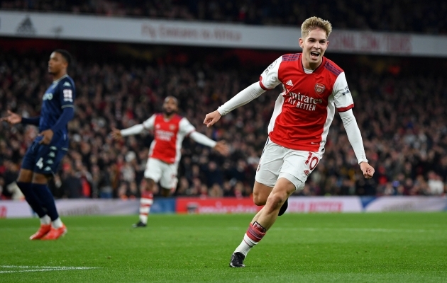 Emile Smith Rowe. Foto: Scanpix / Ashley Western / Colorsport / Imago images